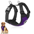 SlowTon Dog Car Vest Harness Multifunction Adjustable Double-Ring Breathable Mesh Fabric Harness for Cat Puppy Road Trip Daily Walks